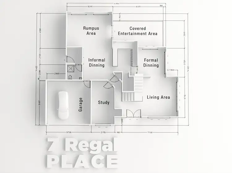 Floorplan of Homely house listing, 7 Regal Place, Aspley QLD 4034