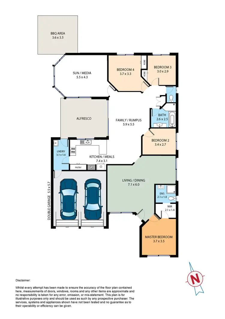 Floorplan of Homely house listing, 11 Diana Ave, Kellyville NSW 2155