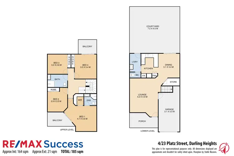 Floorplan of Homely unit listing, 4/23 Platz Street, Darling Heights QLD 4350