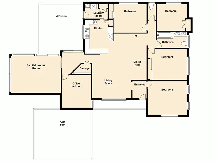 Floorplan of Homely house listing, 28 Admiral Drive, Deception Bay QLD 4508