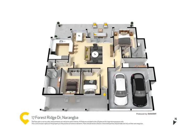 Floorplan of Homely house listing, 17 Forest Ridge Drive, Narangba QLD 4504