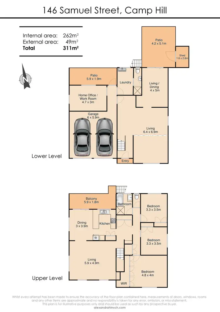 Floorplan of Homely house listing, 146 Samuel Street, Camp Hill QLD 4152