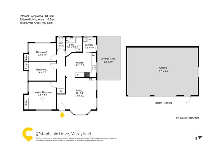 Floorplan of Homely house listing, 9 Stephanie Drive, Morayfield QLD 4506