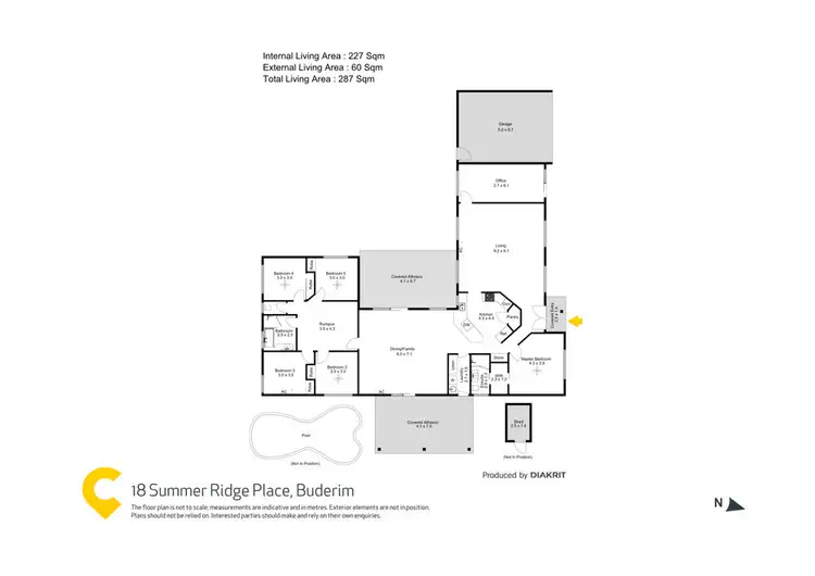 Floorplan of Homely house listing, 18 Summer Ridge Place, Buderim QLD 4556
