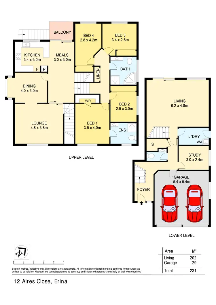Floorplan of Homely house listing, 12 Aires Close, Erina NSW 2250