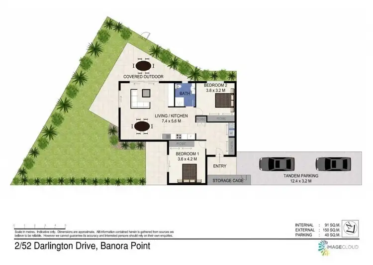 Floorplan of Homely house listing, 2/52 Darlington Drive, Banora Point NSW 2486