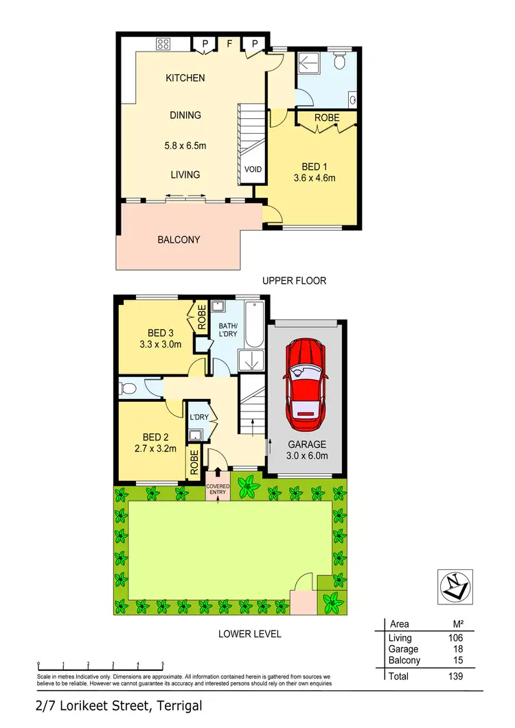 Floorplan of Homely house listing, 2/5-7 Lorikeet Street, Terrigal NSW 2260