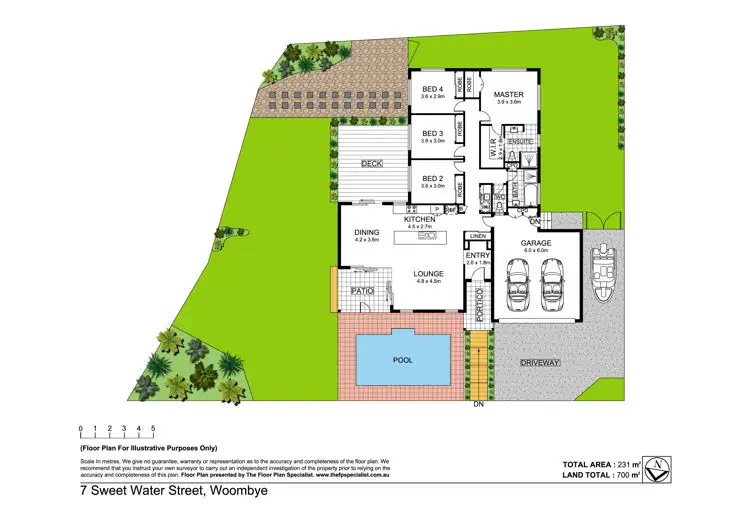 Floorplan of Homely house listing, 7 Sweet Water Street, Woombye QLD 4559