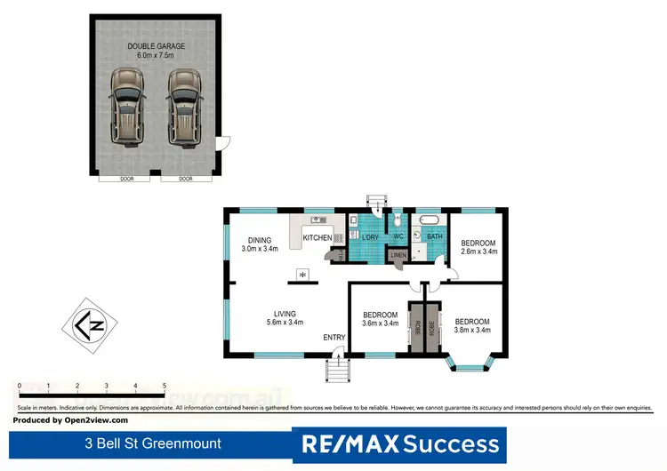 Floorplan of Homely house listing, 3 Bell Street, Greenmount QLD 4359