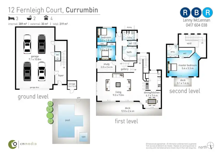 Floorplan of Homely house listing, 12 Fernleigh Court, Currumbin QLD 4223