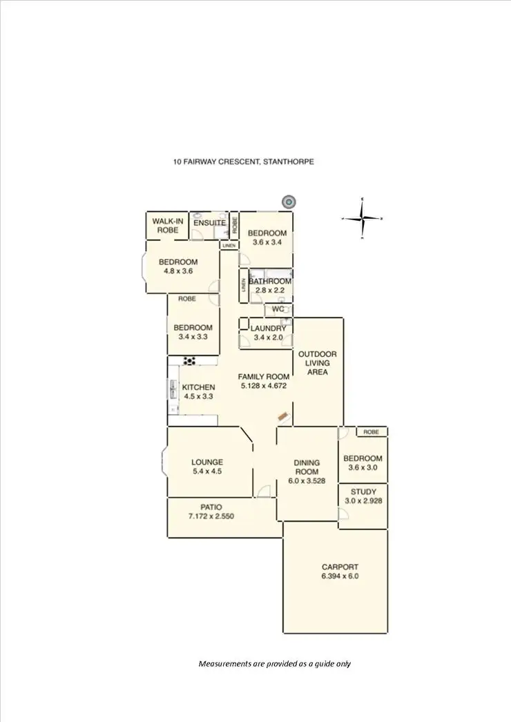 Floorplan of Homely house listing, 10 Fairway Crescent, Stanthorpe QLD 4380