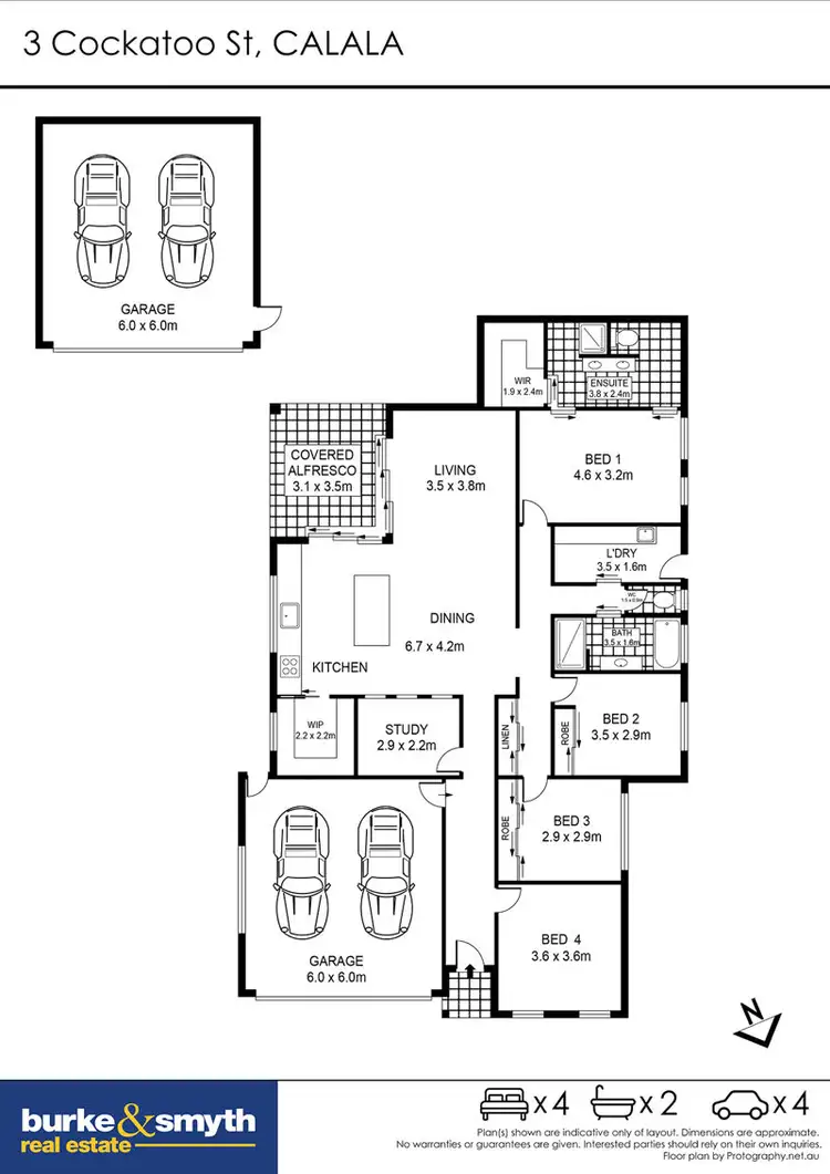 Floorplan of Homely house listing, 3 Cockatoo Street, Tamworth NSW 2340