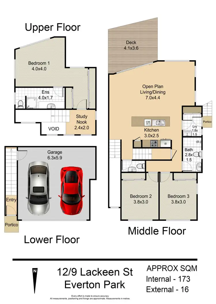 Floorplan of Homely townhouse listing, 12/9 Lackeen Street, Everton Park QLD 4053