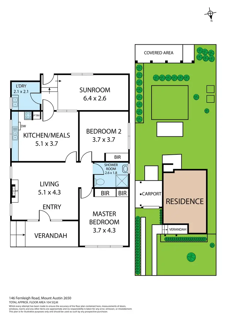 Floorplan of Homely house listing, 146 Fernleigh Road, Mount Austin NSW 2650