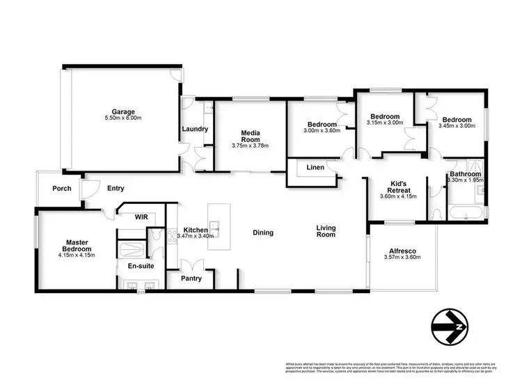 Floorplan of Homely house listing, 31 Keepit Court, Warner QLD 4500