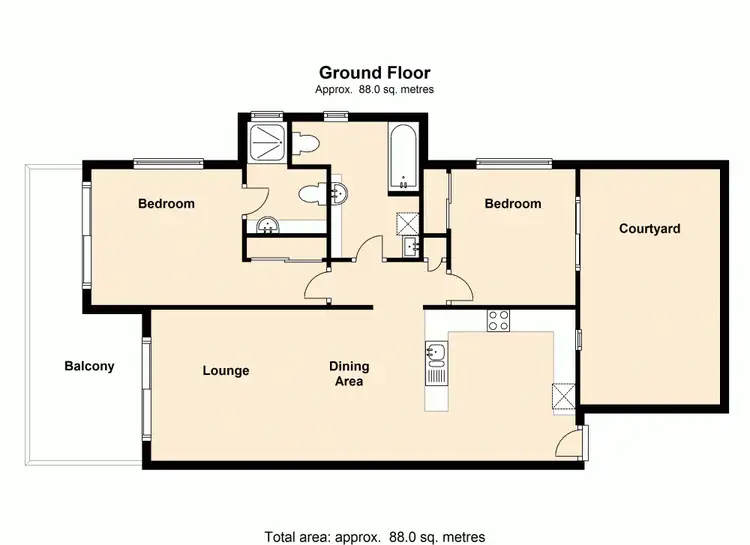 Floorplan of Homely unit listing, 5/30 Broughton Road, Kedron QLD 4031
