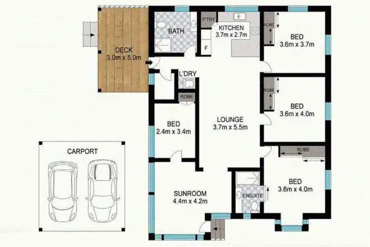 Floorplan of Homely house listing, 50 Jellicoe Street, Mount Lofty QLD 4350