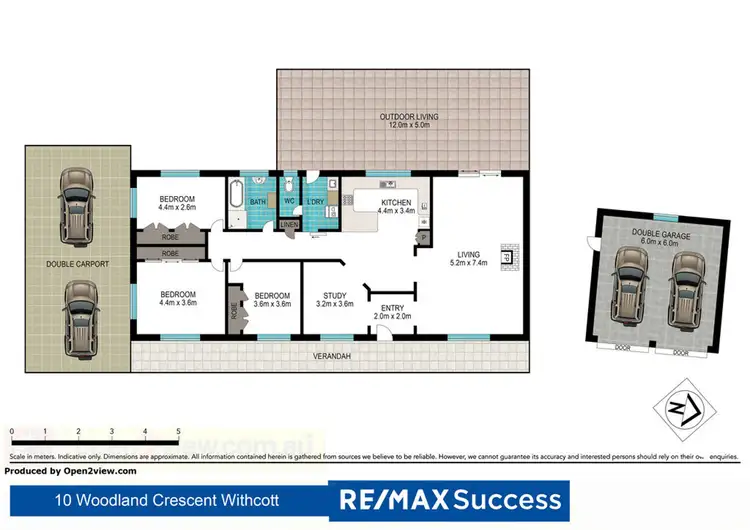 Floorplan of Homely rural property listing, 10 Woodland Crescent, Withcott QLD 4352