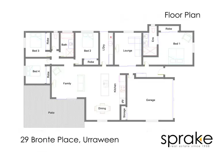 Floorplan of Homely house listing, 29 Bronte Place, Urraween QLD 4655