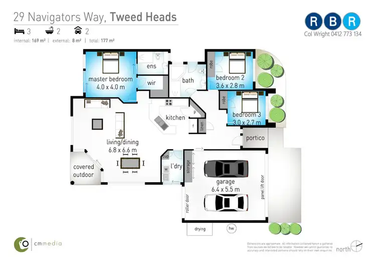 Floorplan of Homely house listing, 29 Navigators Way, Tweed Heads NSW 2485