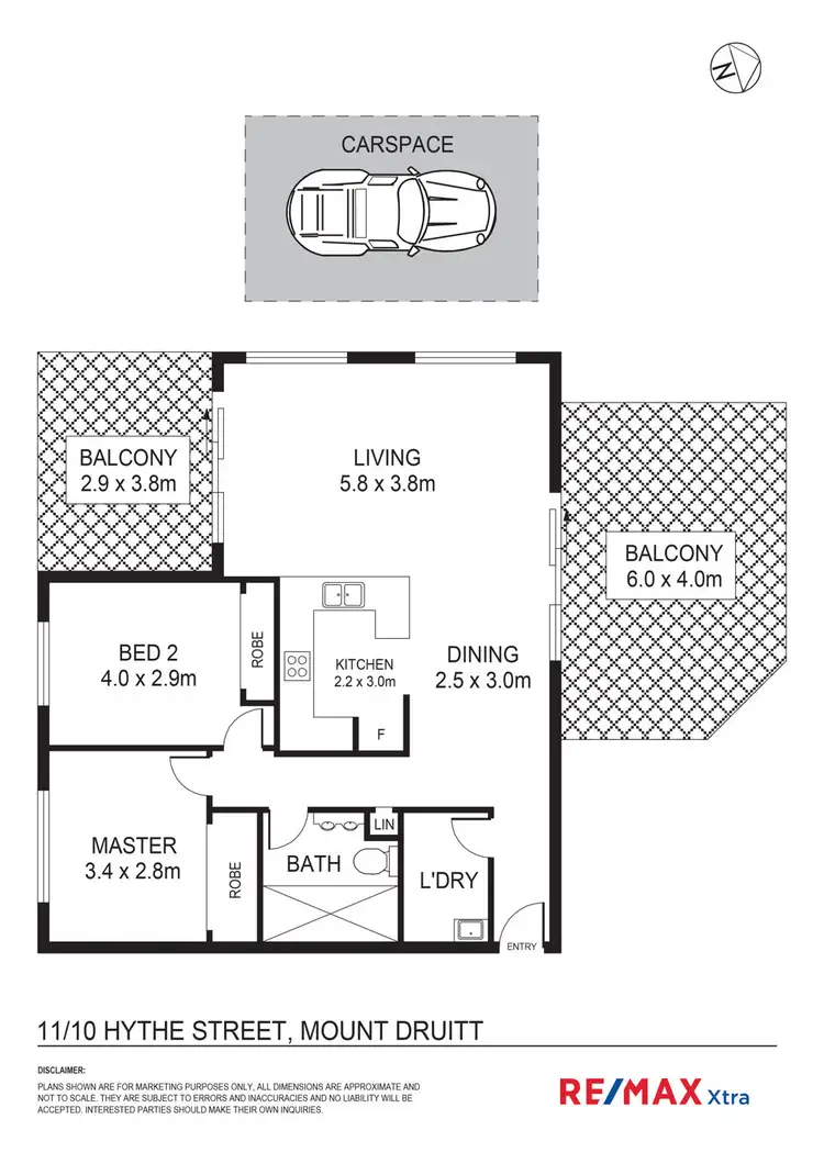 Floorplan of Homely unit listing, 11/10 Hythe Street, Mount Druitt NSW 2770