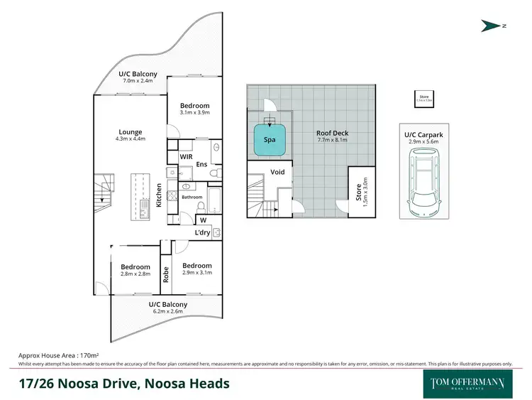 Floorplan of Homely unit listing, 17/26 Noosa Drive, Noosa Heads QLD 4567