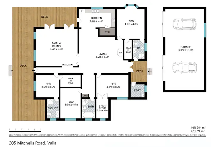 Floorplan of Homely house listing, 205 Mitchells Road, Valla NSW 2448
