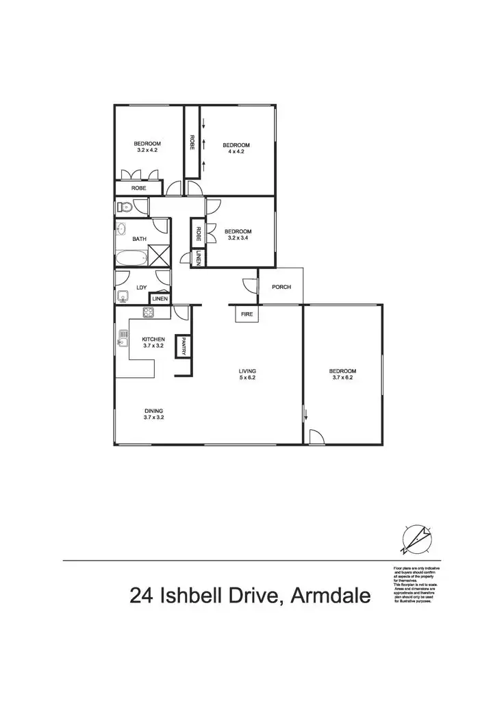 Floorplan of Homely house listing, 24 Ishbell Drive, Armidale NSW 2350