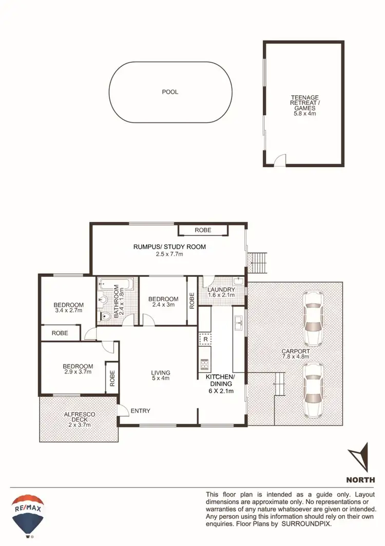 Floorplan of Homely house listing, 70 CAMBRIDGE STREET, Cambridge Park NSW 2747