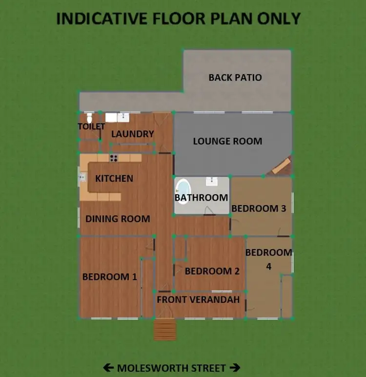 Floorplan of Homely house listing, 15 Molesworth Street, Tenterfield NSW 2372