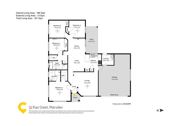 Floorplan of Homely house listing, 32 Kao Street, Marsden QLD 4132