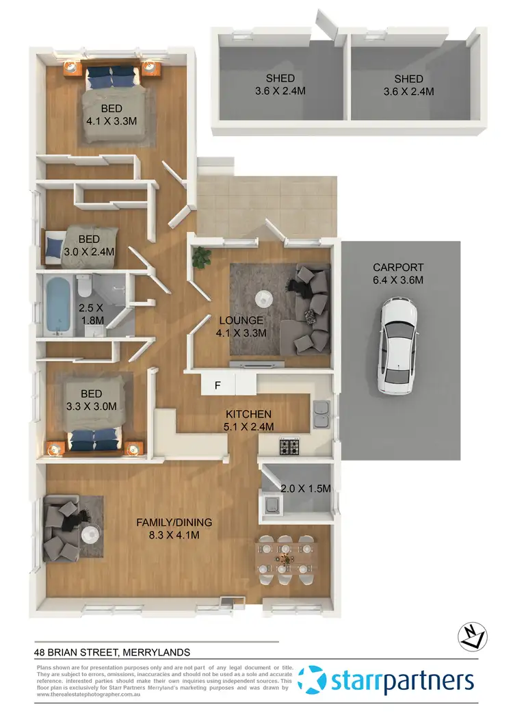 Floorplan of Homely house listing, 48 Brian Street, Merrylands NSW 2160
