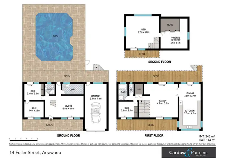 Floorplan of Homely house listing, 14 Fuller Street, Arrawarra Headland NSW 2456
