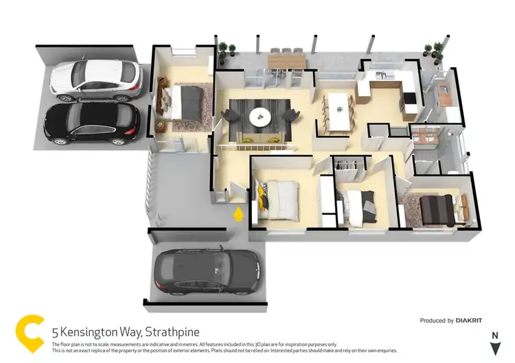Floorplan of Homely house listing, 5 Kensington Way, Strathpine QLD 4500
