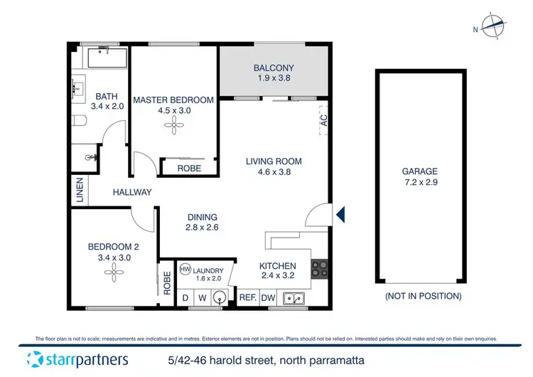Floorplan of Homely unit listing, 5/42-46 Harold Street, North Parramatta NSW 2151