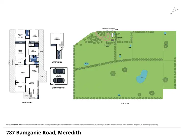 Floorplan of Homely rural property listing, 787 Bamganie Road, Meredith VIC 3333