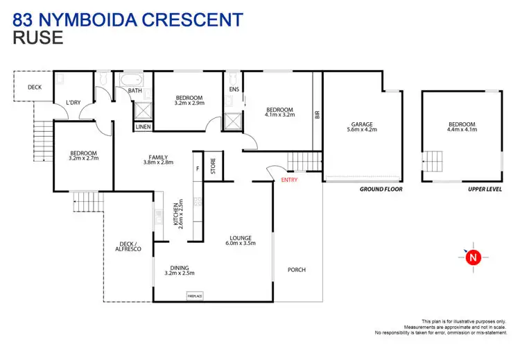 Floorplan of Homely house listing, 83 Nymboida Crescent, Ruse NSW 2560