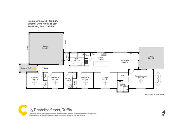 Floorplan of Homely house listing, 29 Dandelion Street, Griffin QLD 4503
