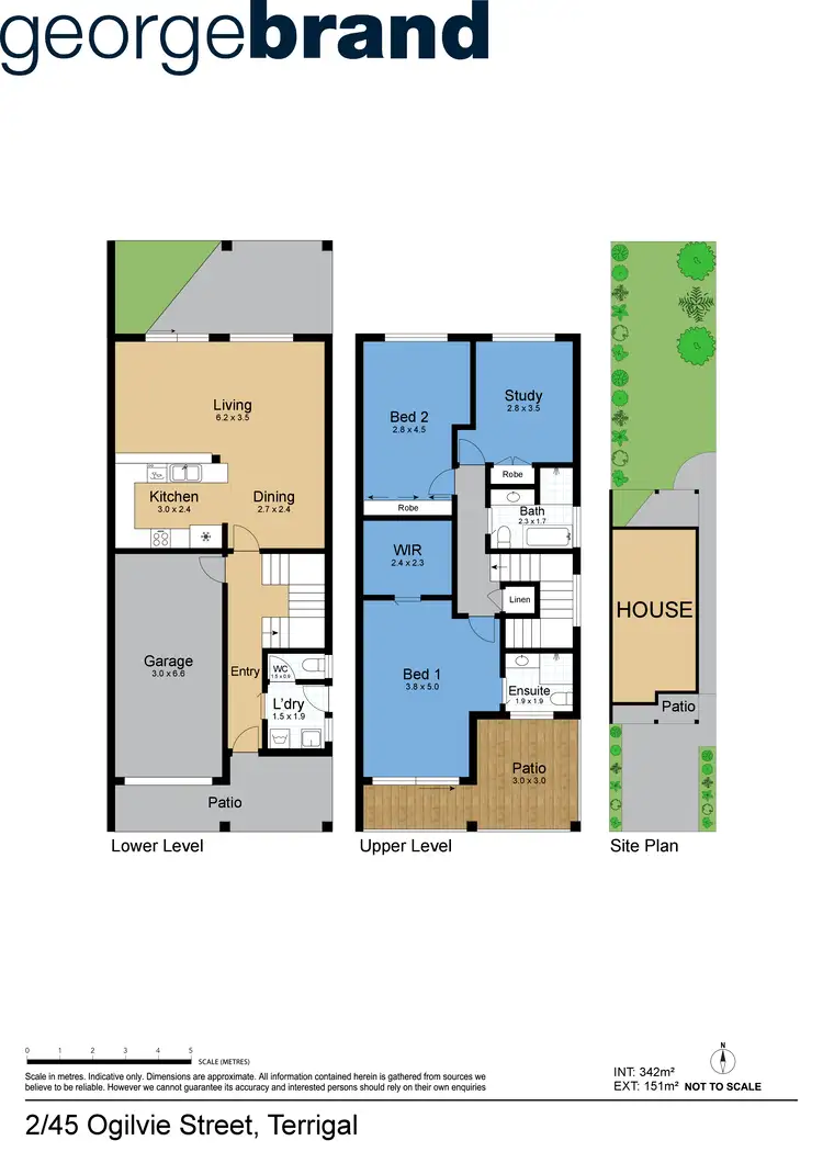 Floorplan of Homely townhouse listing, 2/45 Ogilvie Street, Terrigal NSW 2260