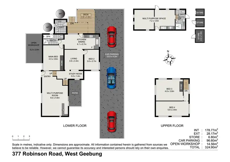 Floorplan of Homely house listing, 377 Robinson Road West, Geebung QLD 4034