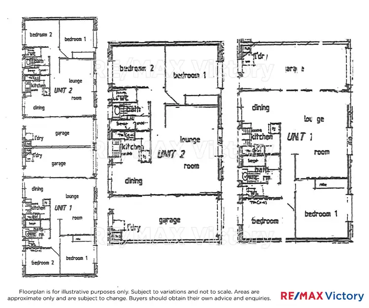 Floorplan of Homely semi-detached listing, 1-2/17 Macadamia Street, Caboolture South QLD 4510
