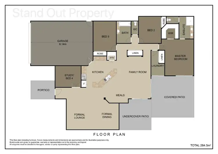 Floorplan of Homely house listing, 45 Flamingo Drive, Banksia Beach QLD 4507