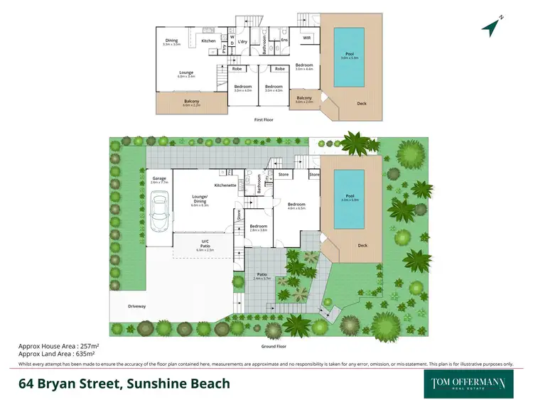 Floorplan of Homely house listing, 64 Bryan Street, Sunshine Beach QLD 4567
