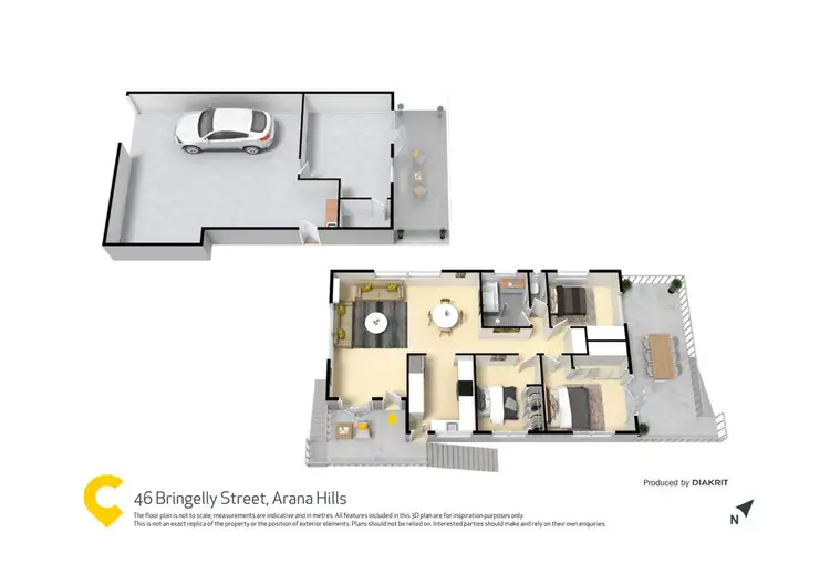 Floorplan of Homely house listing, 46 Bringelly Street, Arana Hills QLD 4054