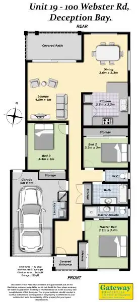 Floorplan of Homely house listing, 19/100 WEBSTER road, Deception Bay QLD 4508