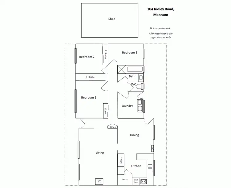 Floorplan of Homely house listing, 104 Ridley Road, Mannum SA 5238