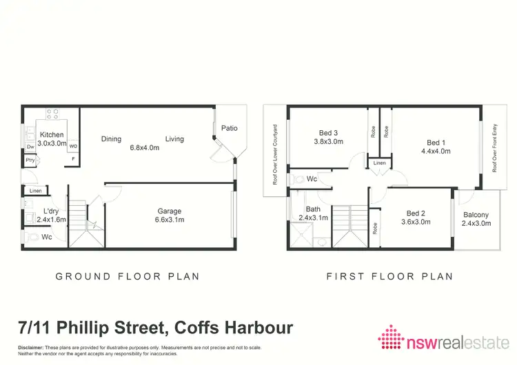 Floorplan of Homely townhouse listing, 7/11 Phillip Street, Coffs Harbour NSW 2450
