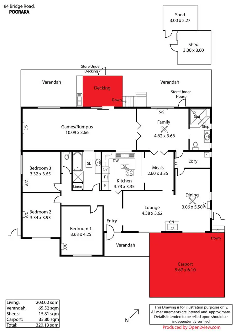 Floorplan of Homely house listing, 84 Bridge Road, Pooraka SA 5095
