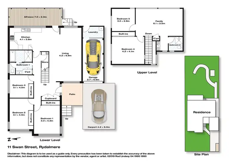 Floorplan of Homely house listing, 11 Swan Street, Rydalmere NSW 2116
