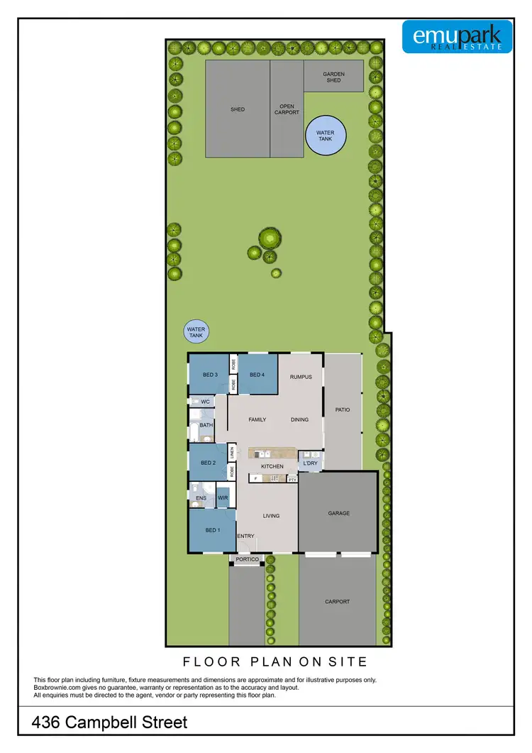Floorplan of Homely house listing, 436 Campbell Street, Depot Hill QLD 4700